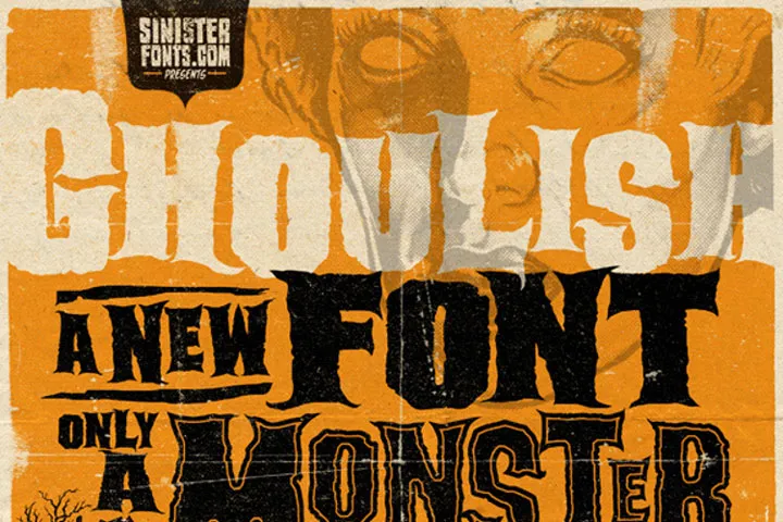 Ghoulish – Vintage Horror Movie Font (Free)