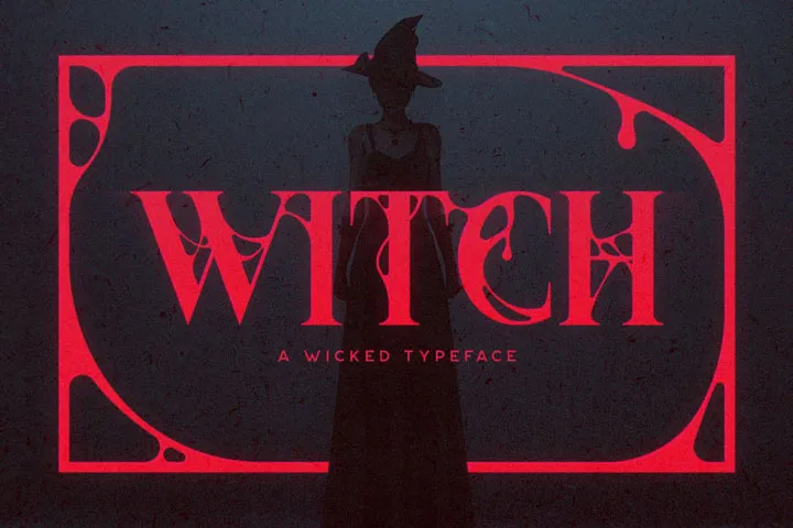 Witch - Wicked Typeface Font