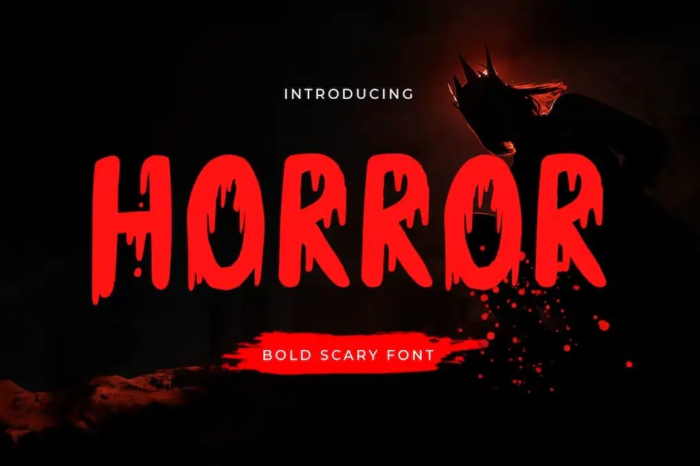 12-Horror-Bold-Scary-Movie-Font Horror - Bold Scary Movie Font