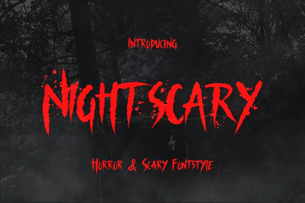 13-Nightscary-Horror-and-Scary-Movie-Font Nightscary – Horror and Scary Movie Font