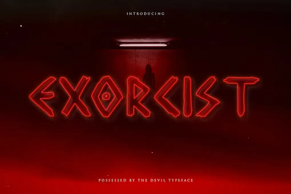 15-Exorcist-Devil-Typeface-for-Movies Exorcist - Devil Typeface for Movies