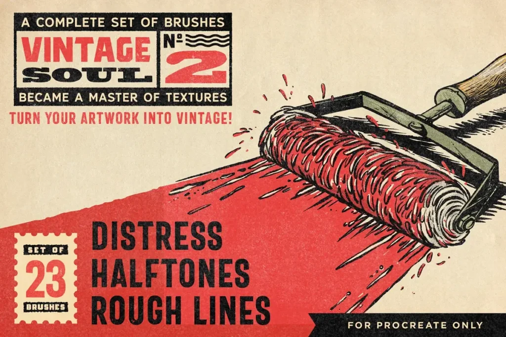 Vintage Soul Procreate Brushes