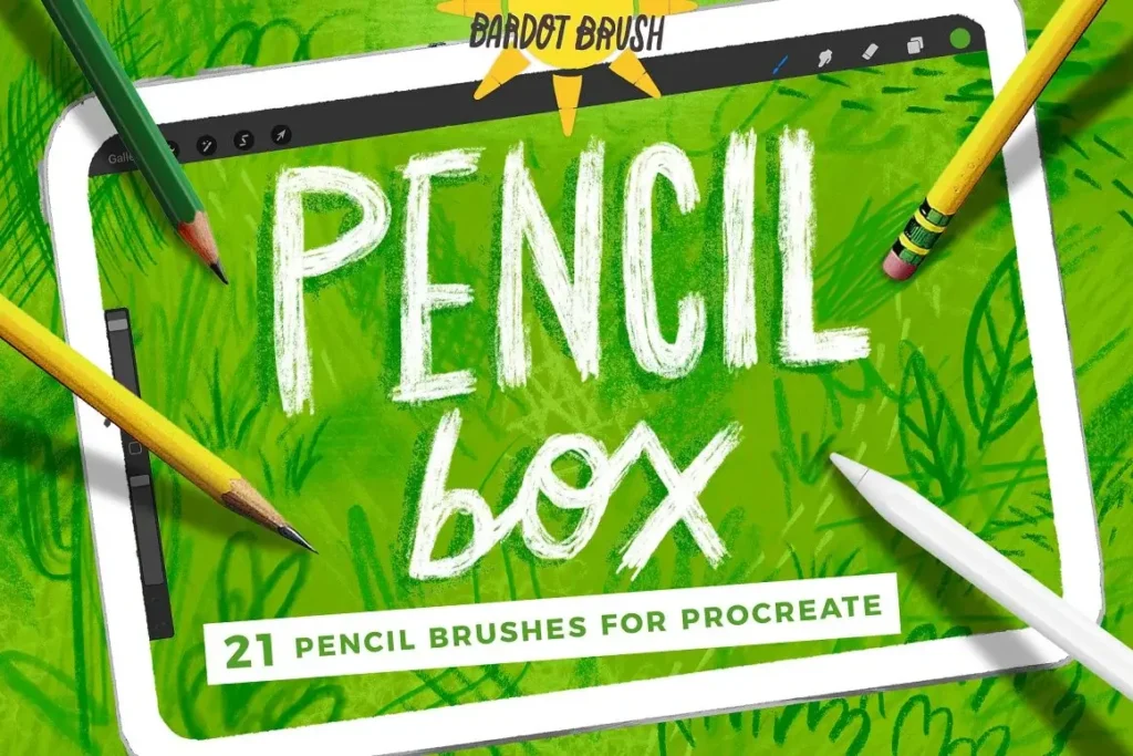 Pencil Box - Realistic Pencil Brushes for Procreate