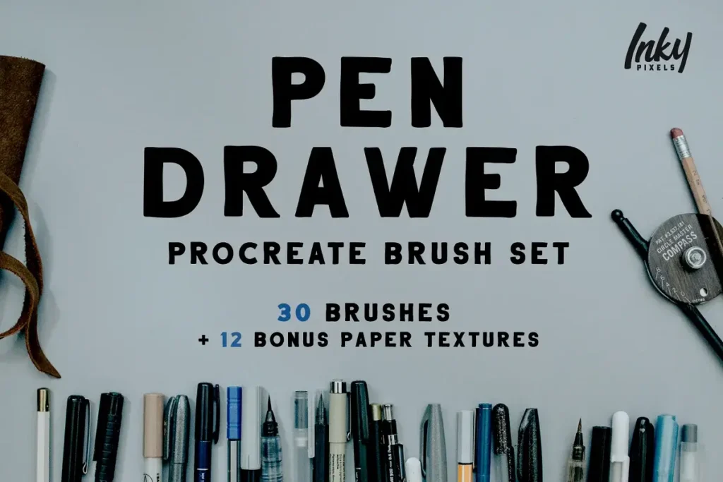 Pen Drawer Procreate Brush Set