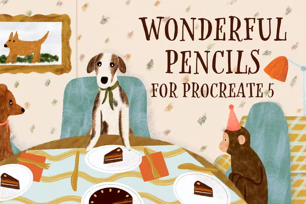 Wonderful Pencils Brushes for Procreate