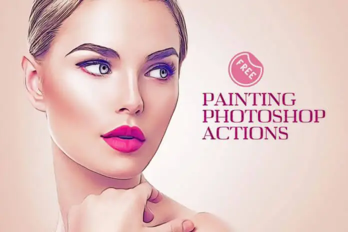 Free Oil Painting Photoshop Actions (Free)