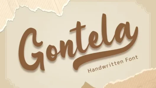 Gontela – Handwritten Vintage Font With Swashes