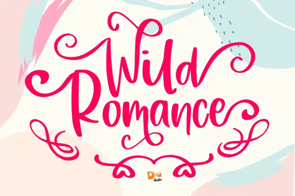 Wild Romance – Quirky Handwritten Font With Swash Tail