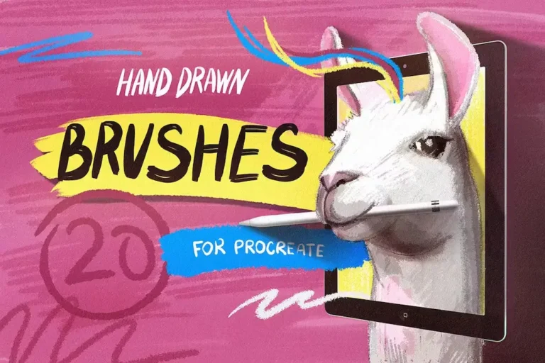 Hand Drawn Writing Brushes for Procreate