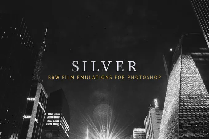 Silver – 28 Real B&W Film Emulations