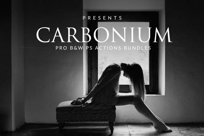 Carbonium - Black & White Photoshop Actions