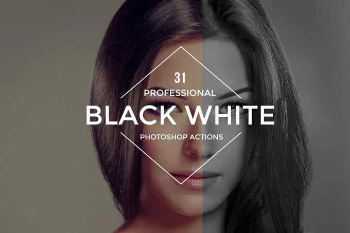 Black & White Effect Photoshop Actions