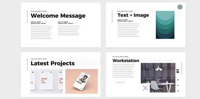 Simple Minimal - Free Keynote Template (Free)