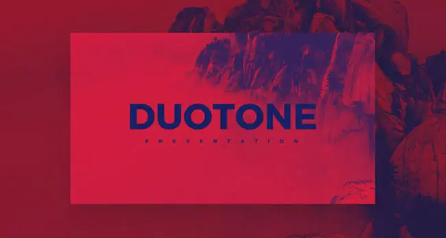 Duotone - Free Keynote & Powerpoint Template (Free)