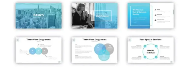 Basics - Free Minimal PPT & Keynote Template (Free)