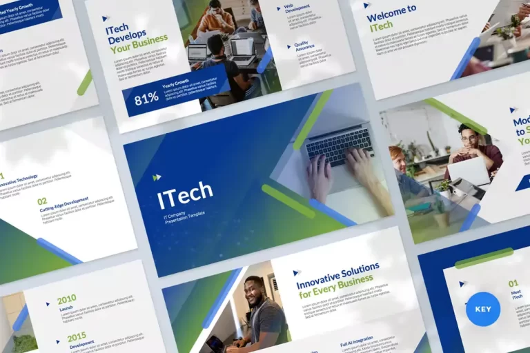 IT Tech Company Keynote Presentation Template