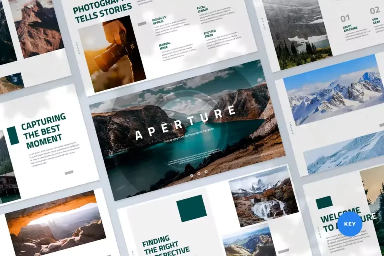 Photography Portfolio Keynote Presentation Template