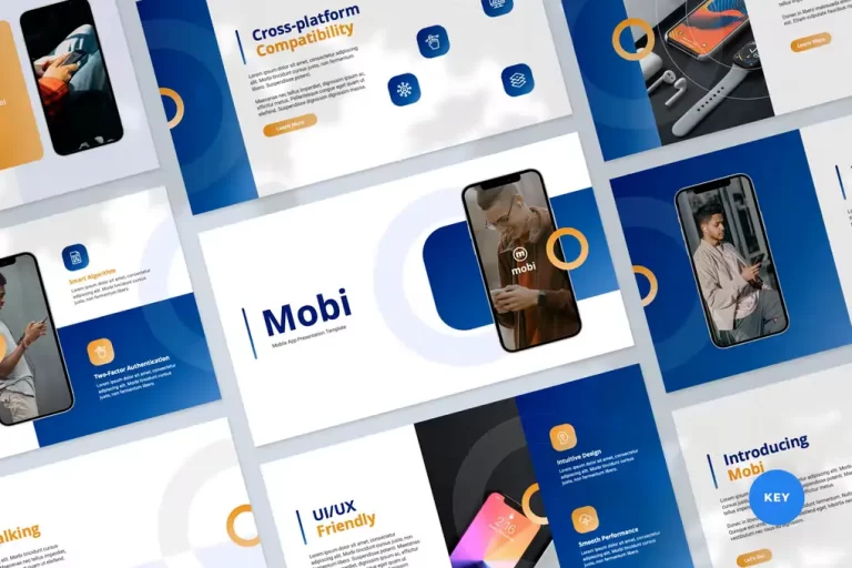 Mobile App Keynote Presentation Template