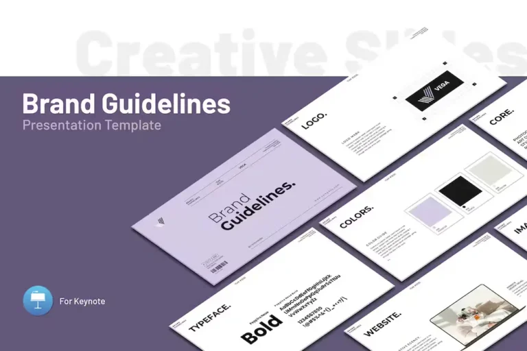 Brand Guideline Keynote Presentation Template