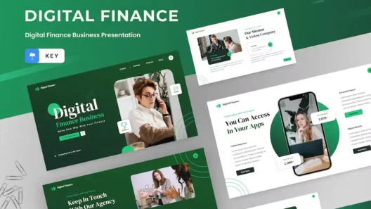 Digital Finance Business Keynote Presentation Template