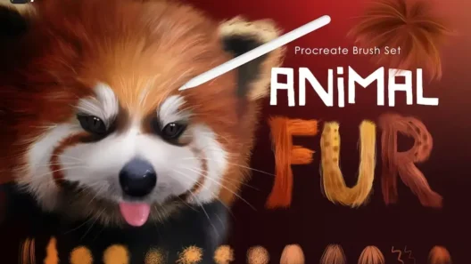 Animal Fur Procreate Brushes