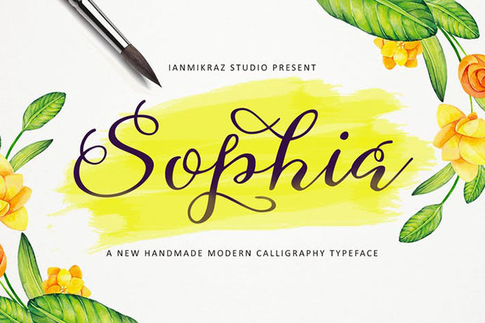 Sophia Handwritten Script Font
