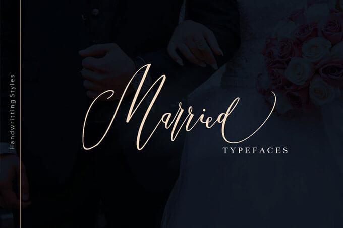 Married Typeface - Modern Handwritten Font