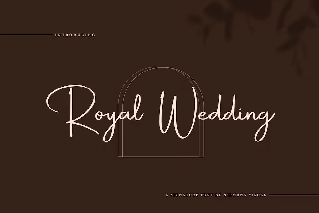 Royal Wedding - Modern Script Calligraphy Font