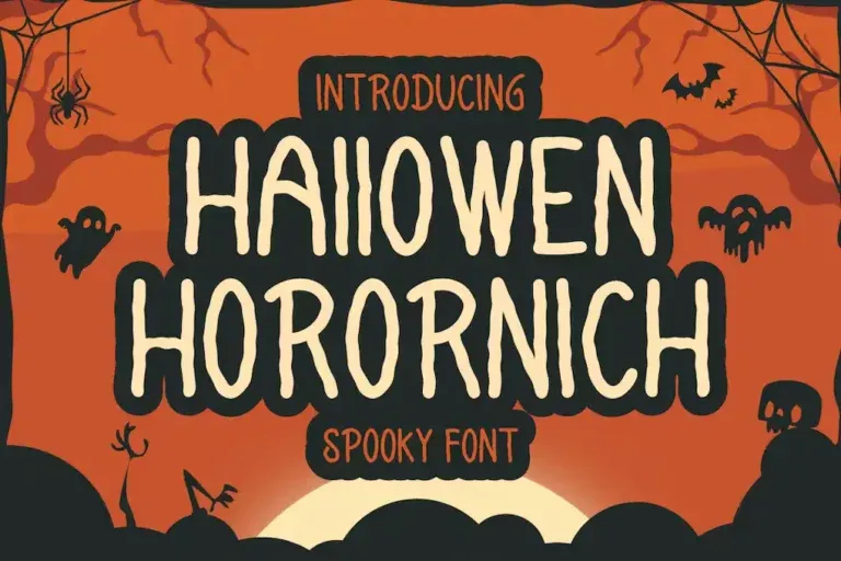 Halloween Horornich – Spooky Font