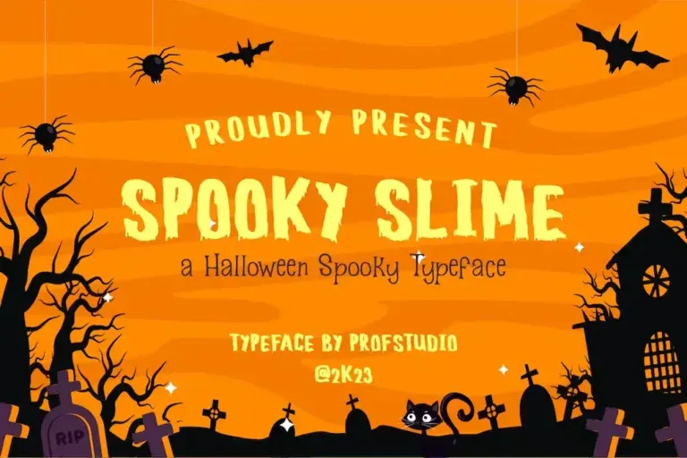 Spooky Slime – Halloween Spooky Typeface