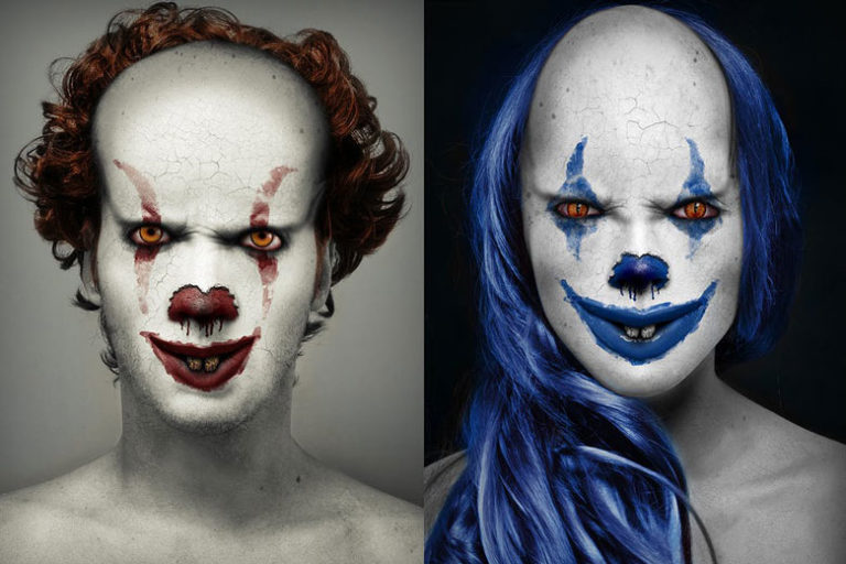 Halloween Clown Photoshop Action