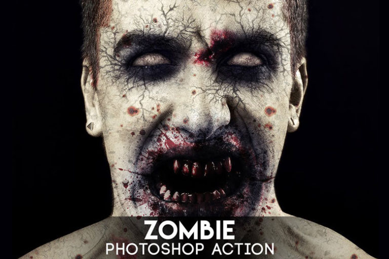 Halloween Zombie Photoshop Action