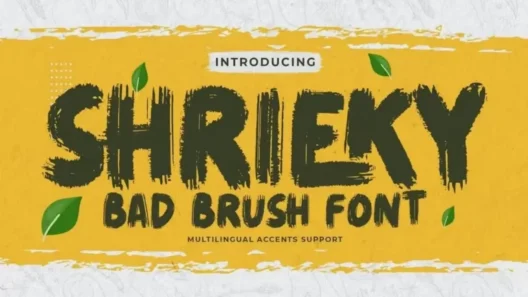 Shrieky - Procreate Creative Brush Font